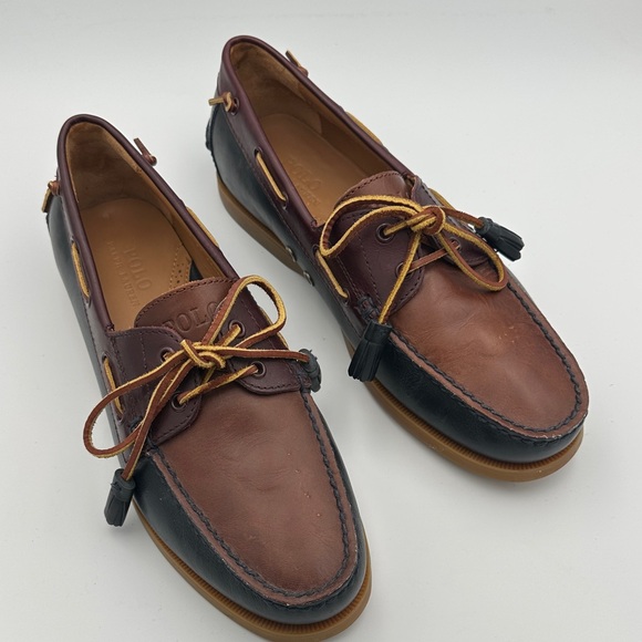 Polo Ralph Lauren Merton Leather Boat Shoe Sz11.5D